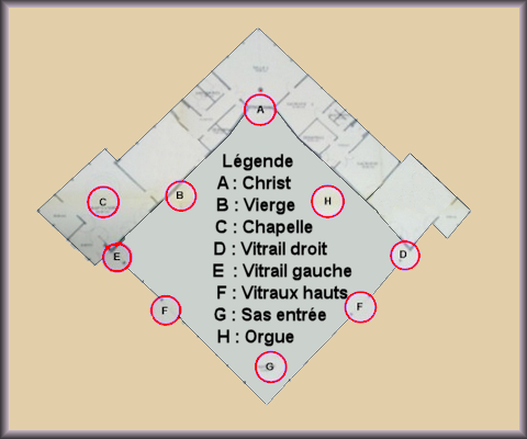 39 Disposition vitraux